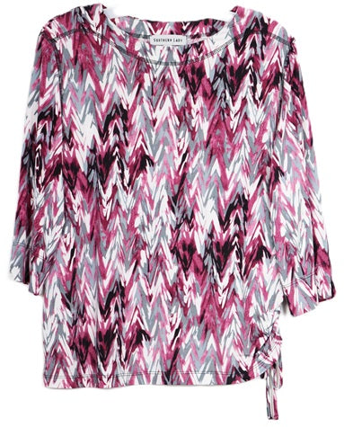 Southern Lady 3/4 Sleeve Missy Size Top 42F5