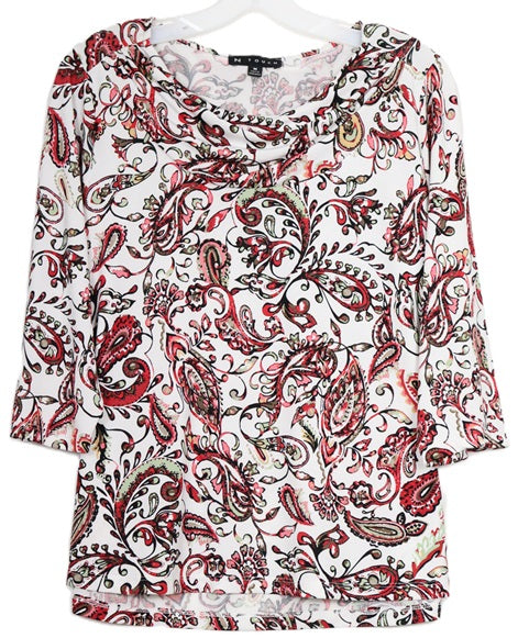 Southern Lady 3/4 Sleeve Missy Size Top 42G5