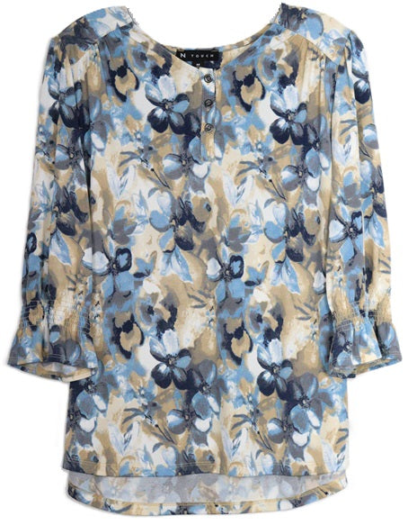 Southern Lady 3/4 Sleeve Missy Size Top 42G7