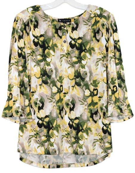Southern Lady 3/4 Sleeve Missy Size Top 42G7