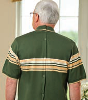 S/S Men's Open Back Knit Shirt 10A1 image 1