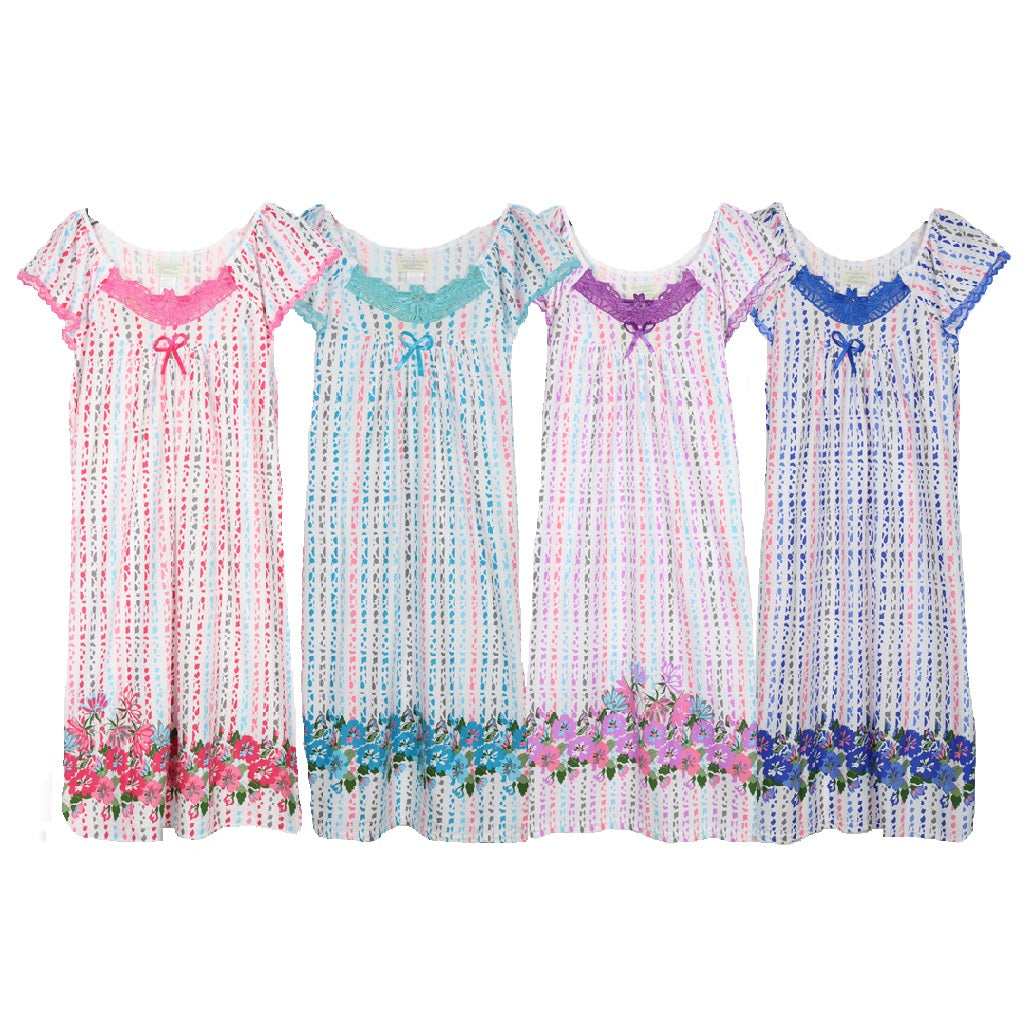 Short Sleeve Waltz Length Gown 841