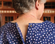 Back Opening S/S Dress with Drop Waistline 4784 image 1