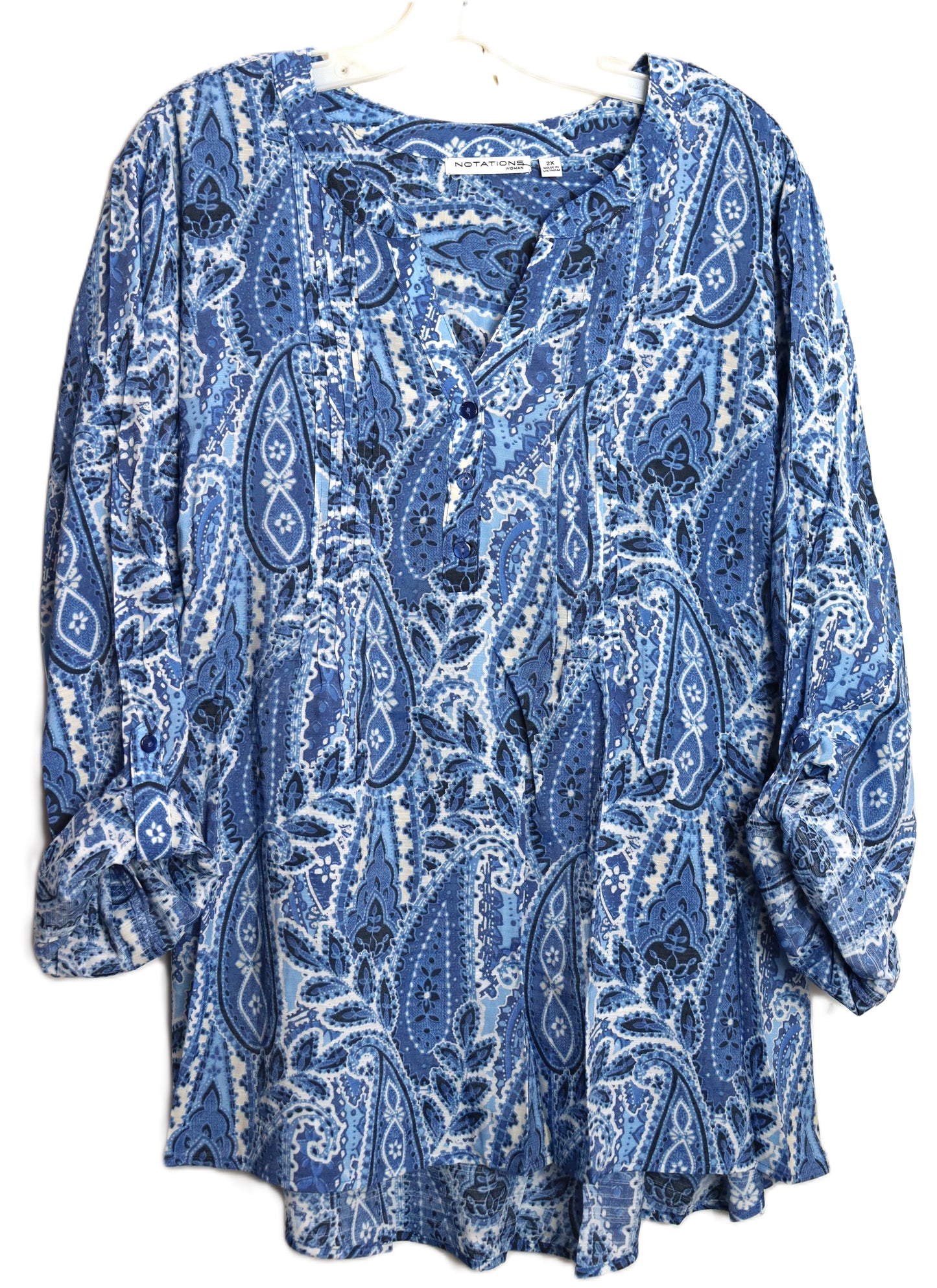 3/4 Sleeve Plus Size Top GV16089