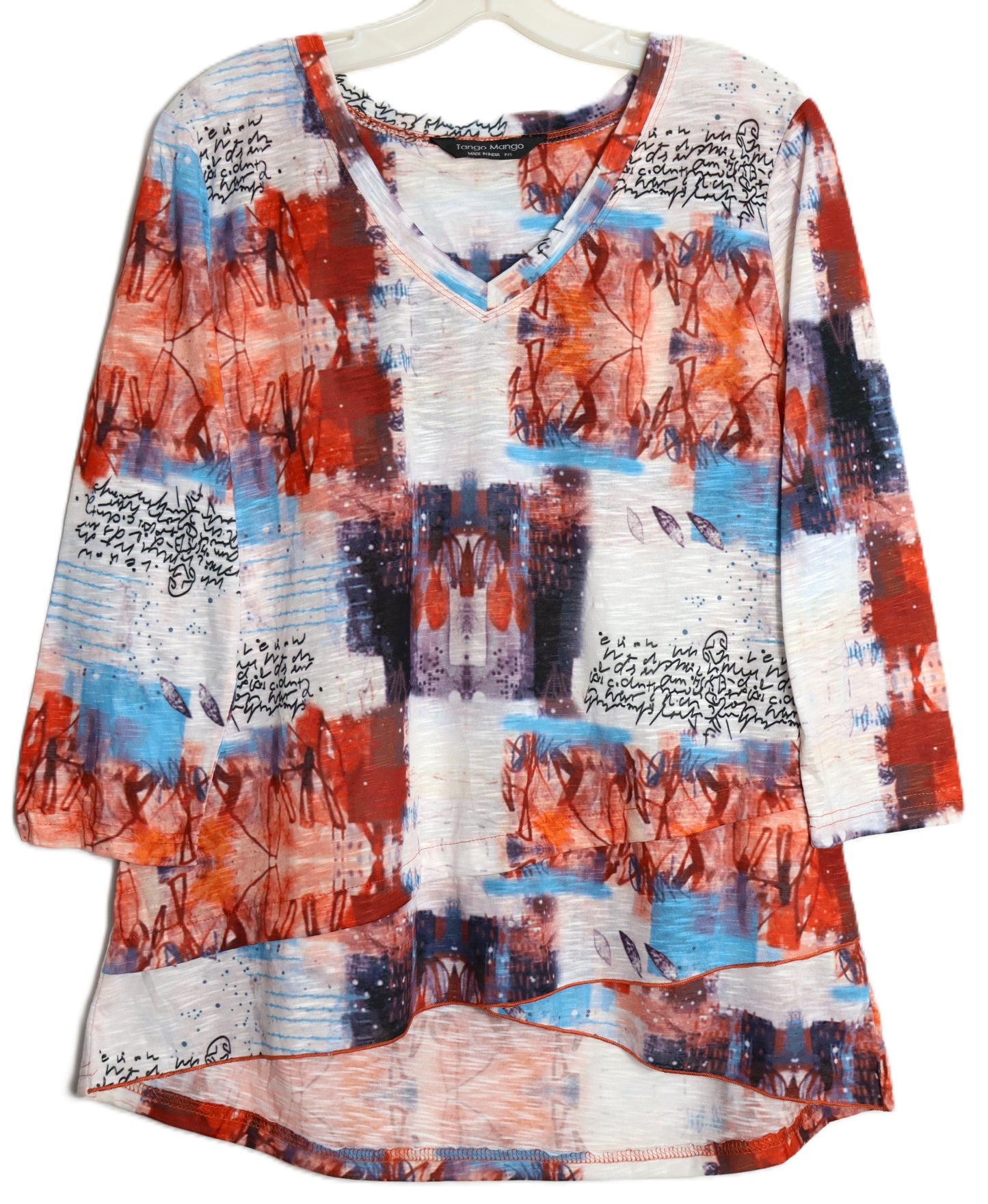 3/4 Sleeve Missy Size Top T600
