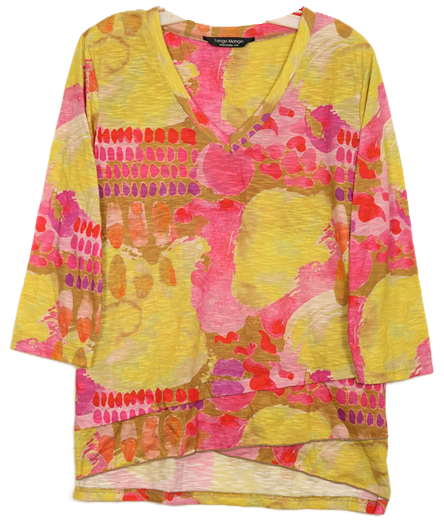 3/4 Sleeve Missy Size Top T6200