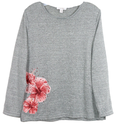 Long Sleeve Sleeve Missy Size Top GV3400