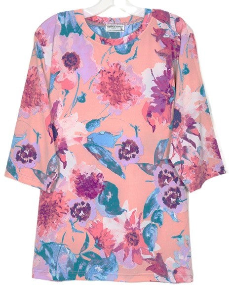 3/4 Sleeve Plus Size Top SS808