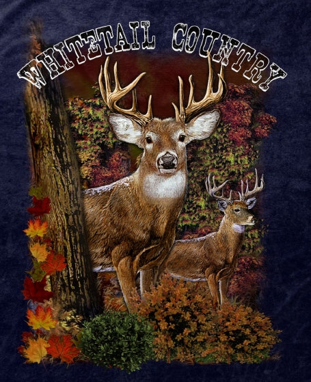 Whitetail Country Minky Blanket