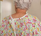 3/4 Sleeve Flannel Back Opening Gown image 1