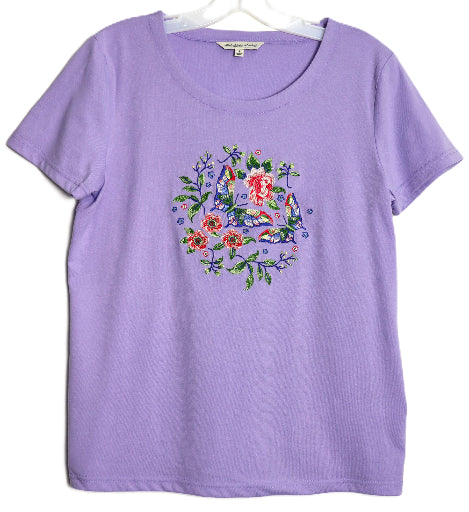 Short Sleeve Missy Size Knit Top GV10988 image 2