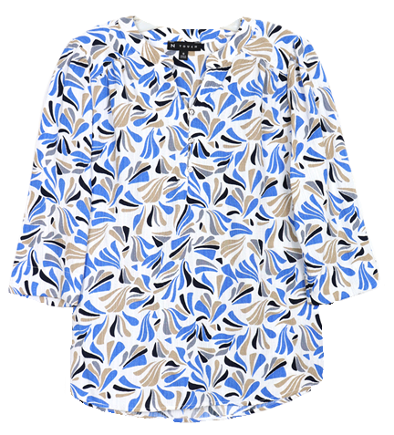 Southern Lady 3/4 Sleeve Missy Size Top 3544