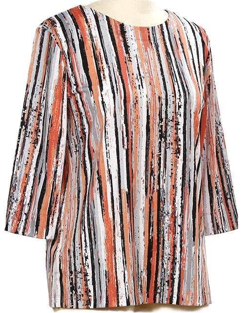 Southern Lady 3/4 Sleeve Plus Size Top 43C2