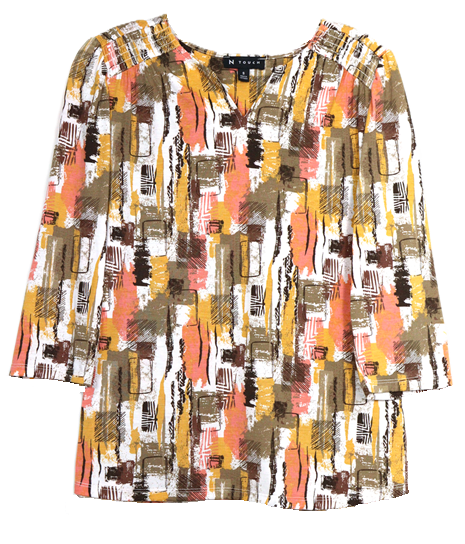 Southern Lady 3/4 Sleeve Missy Size Top 44H1