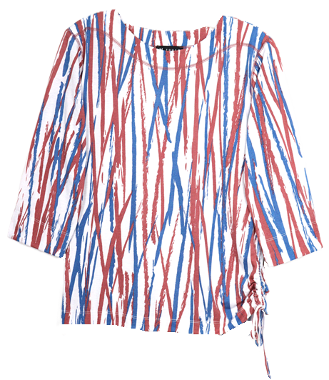 Southern Lady 3/4 Sleeve Missy Size Top 44H3