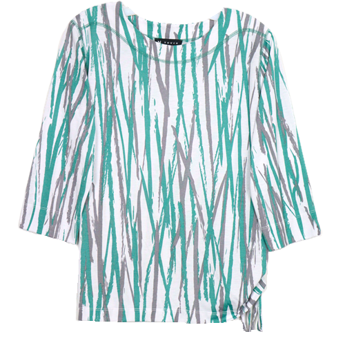 Southern Lady 3/4 Sleeve Missy Size Top 44H3