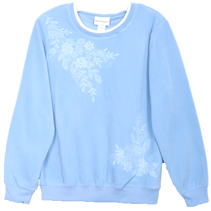 Alfred Dunner Long Sleeve Missy Size Top 4577
