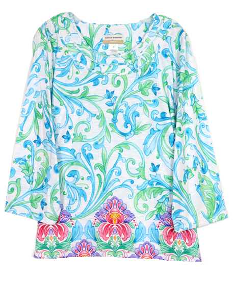 Alfred Dunner Plus Size Top 4857
