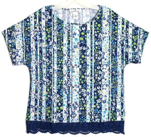 Short Sleeve Missy Size Knit Top LL19150 image 0