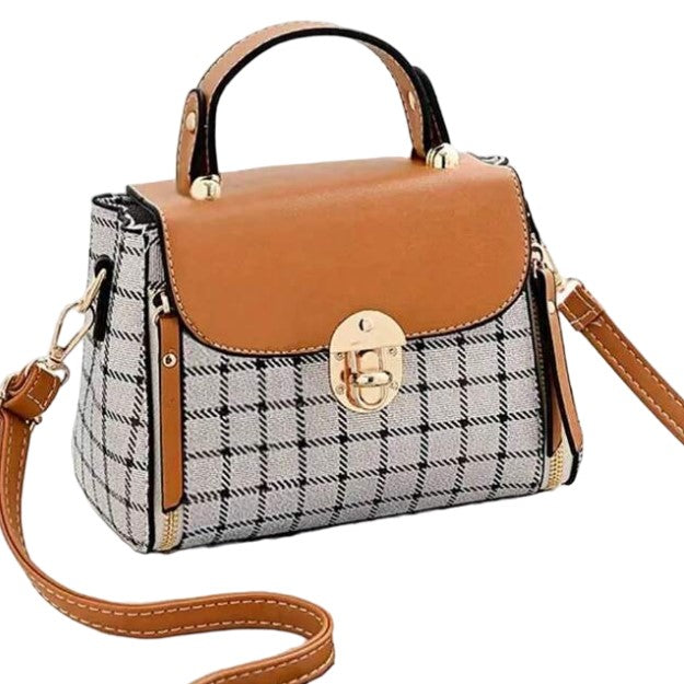Plaid Purse 7372
