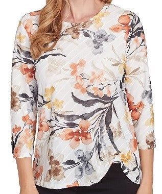 Alfred Dunner Missy Size Top 7461