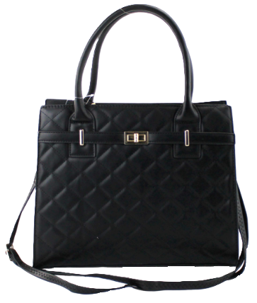 Diamond Quilted Leather Purse 7876