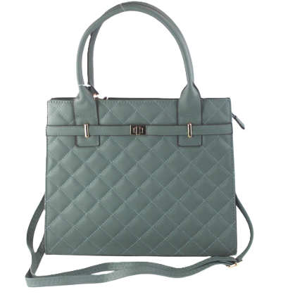 Diamond Quilted Leather Purse 7876