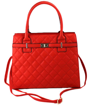 Diamond Quilted Leather Purse 7876