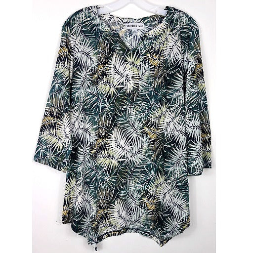 3/4 Sleeve Print Top 4508 image 1