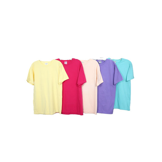 Solid Color Short Sleeve T-Shirt 808CWS