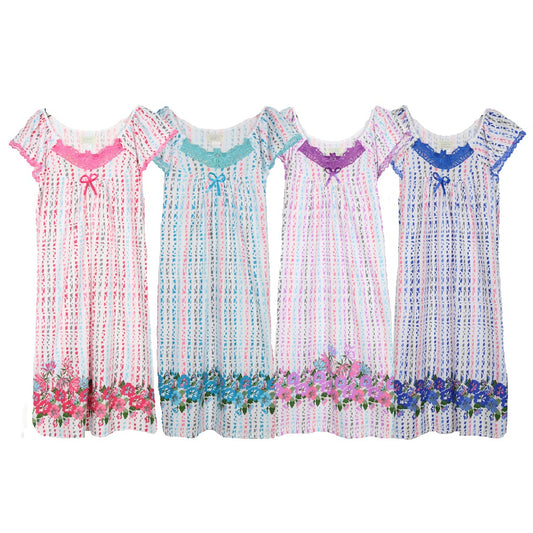 Short Sleeve Waltz Length Gown 841