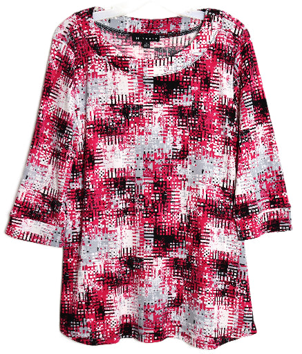 3/4 Sleeve Missy Size Top 41D4 image 0