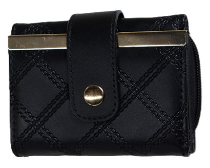 Quilted Zip Around Wallet A509