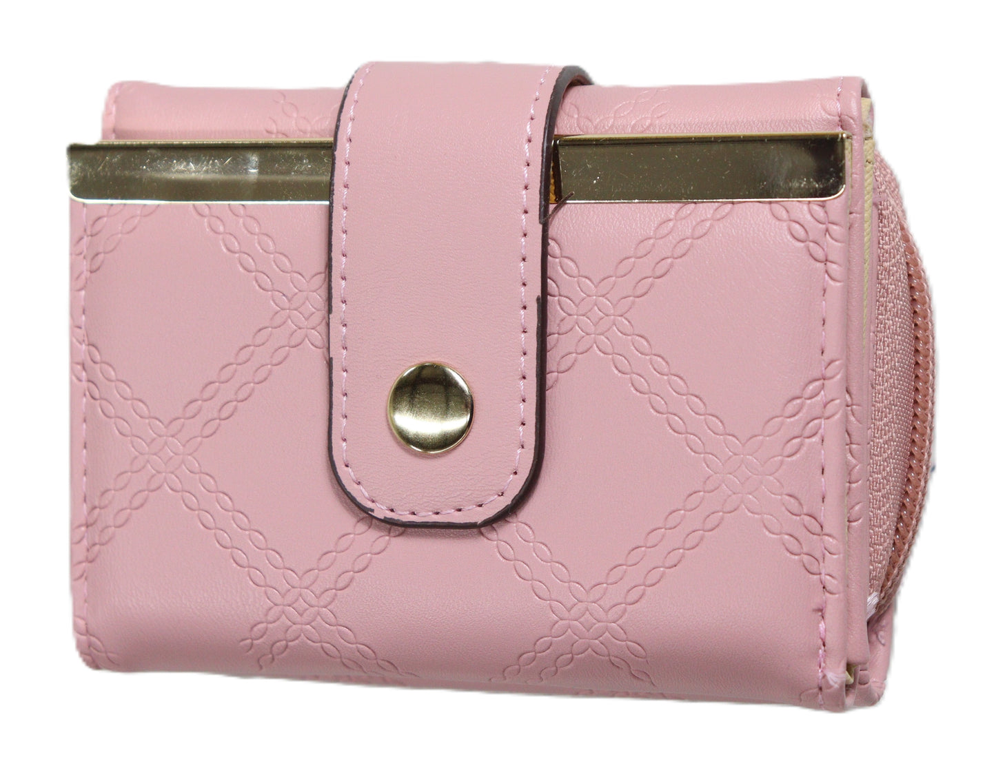 Quilted Zip Around Wallet A509