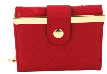 Quilted Zip Around Wallet A509