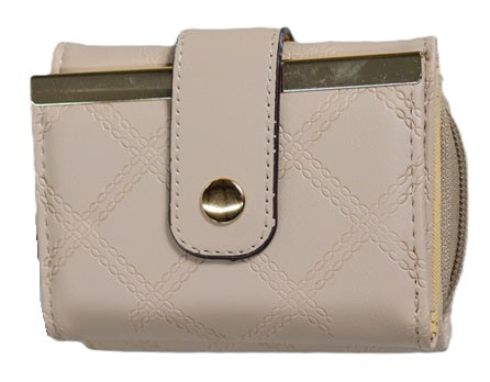 Quilted Zip Around Wallet A509