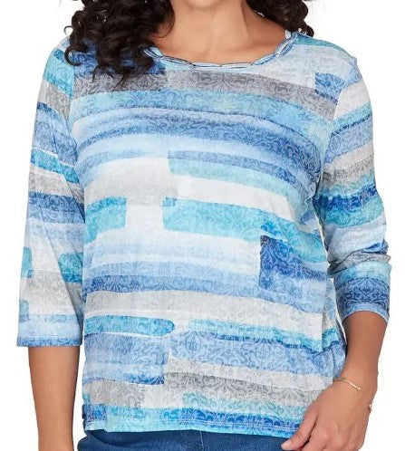 Alfred Dunner Plus Size Top 4861