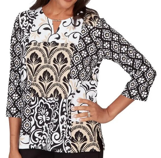 Alfred Dunner Plus Size Top 4863