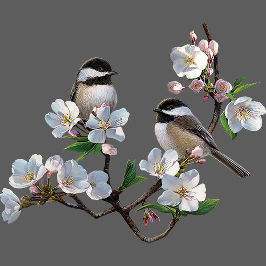 Cherry Blossom Chickadee