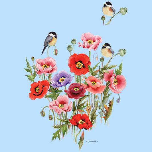 Chickadee Floral