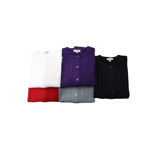 Acrylic Cardigan without Pockets 57619NP