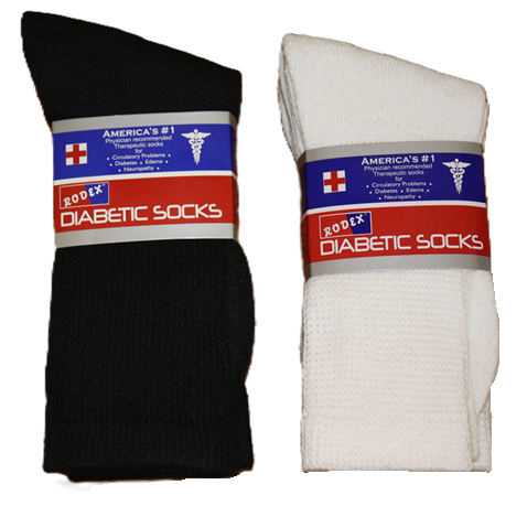 Men's Diabetic Crew Socks 3 Pack WHDC