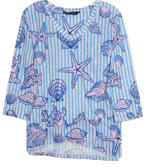 3/4 Sleeve Missy Size Top T6200