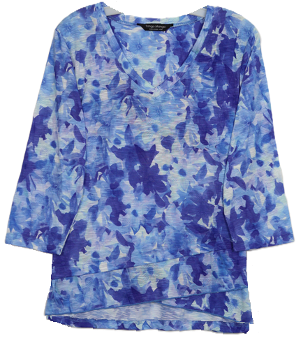 3/4 Sleeve Missy Size Top T6200