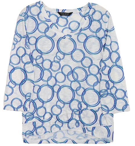 3/4 Sleeve Missy Size Top T6200