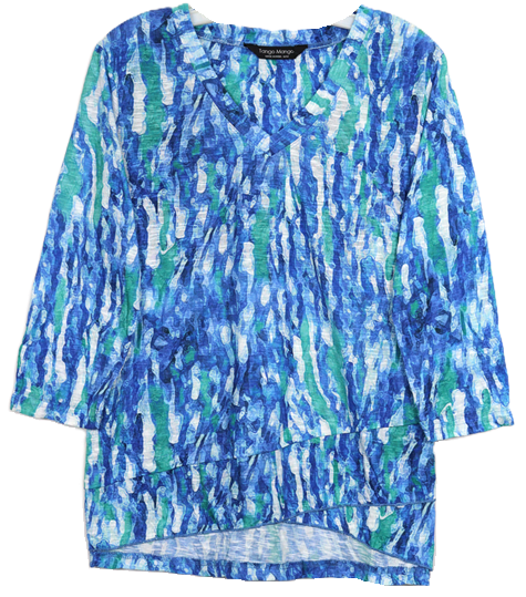 3/4 Sleeve Missy Size Top T6200