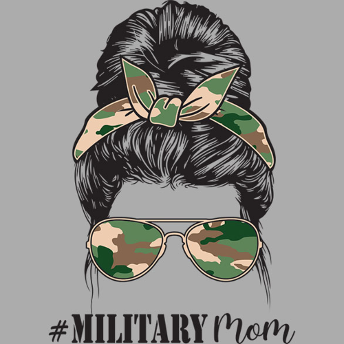 Military Mom Bun
