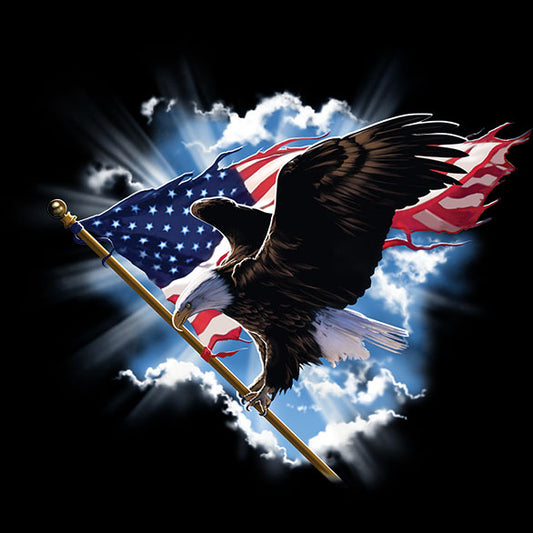 Patriotic Flying Eagle