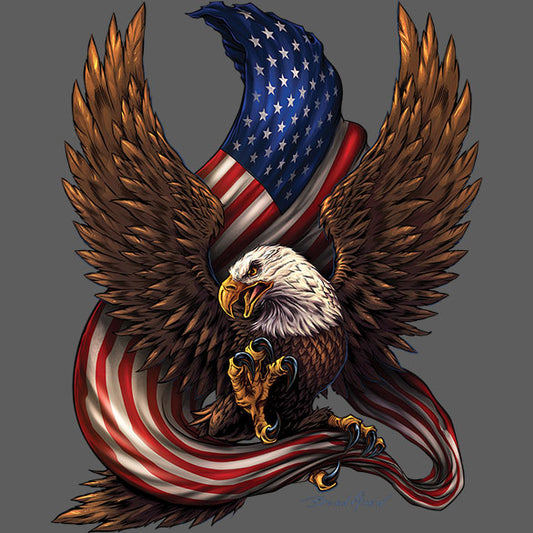 Peace Power Patriotism Eagle