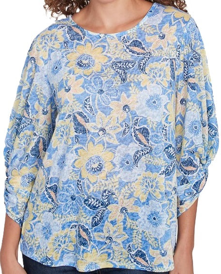 3/4 Sleeve Missy Size Top RR80198